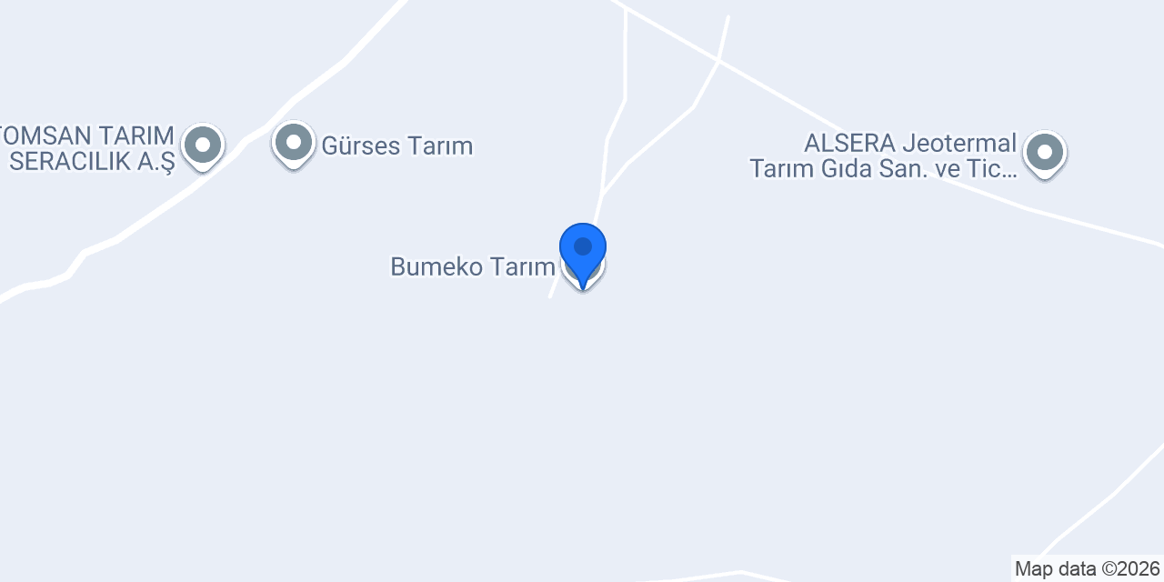 Bumeko Tarım konumu