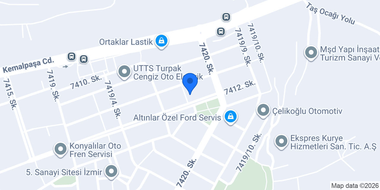 Uğur Oto konumu