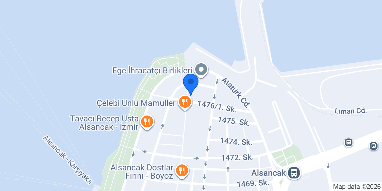 Alsancak Sürücü Kursu konumu