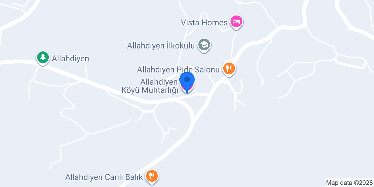 Allahdiyen Köyü Muhtarlığı konumu