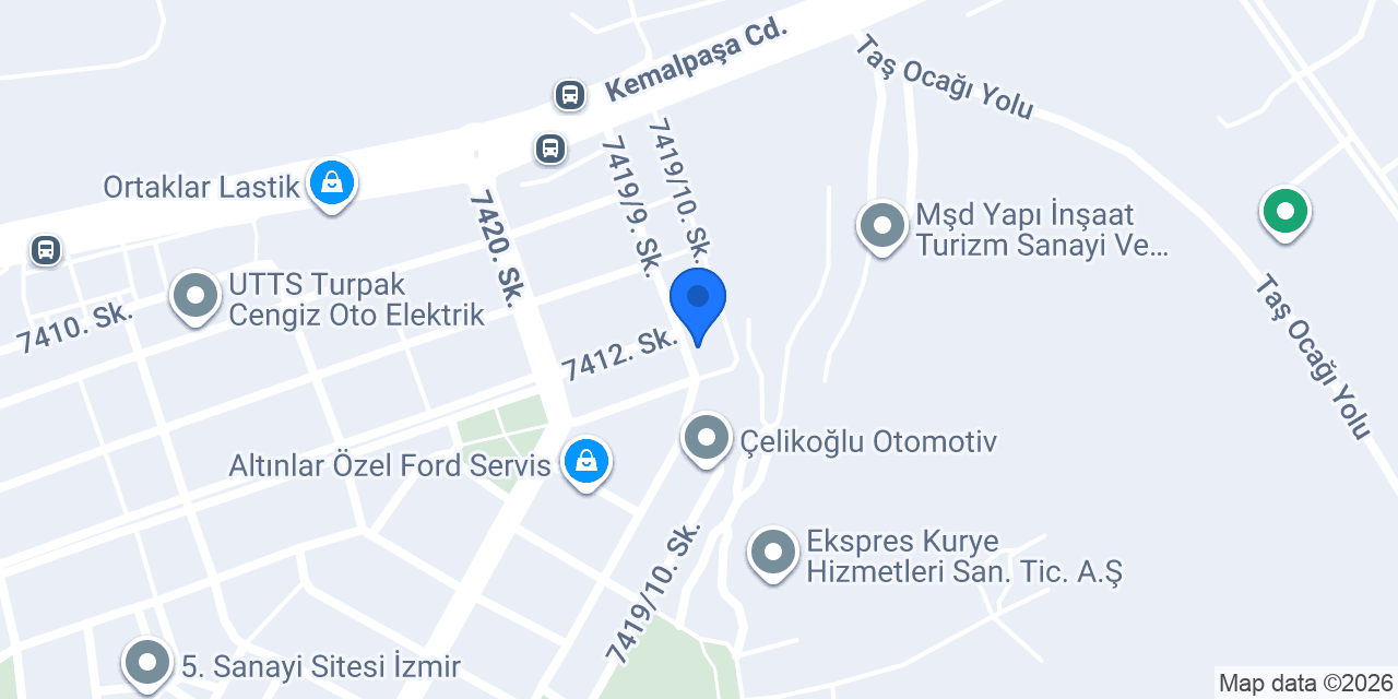 Özkan Oto konumu