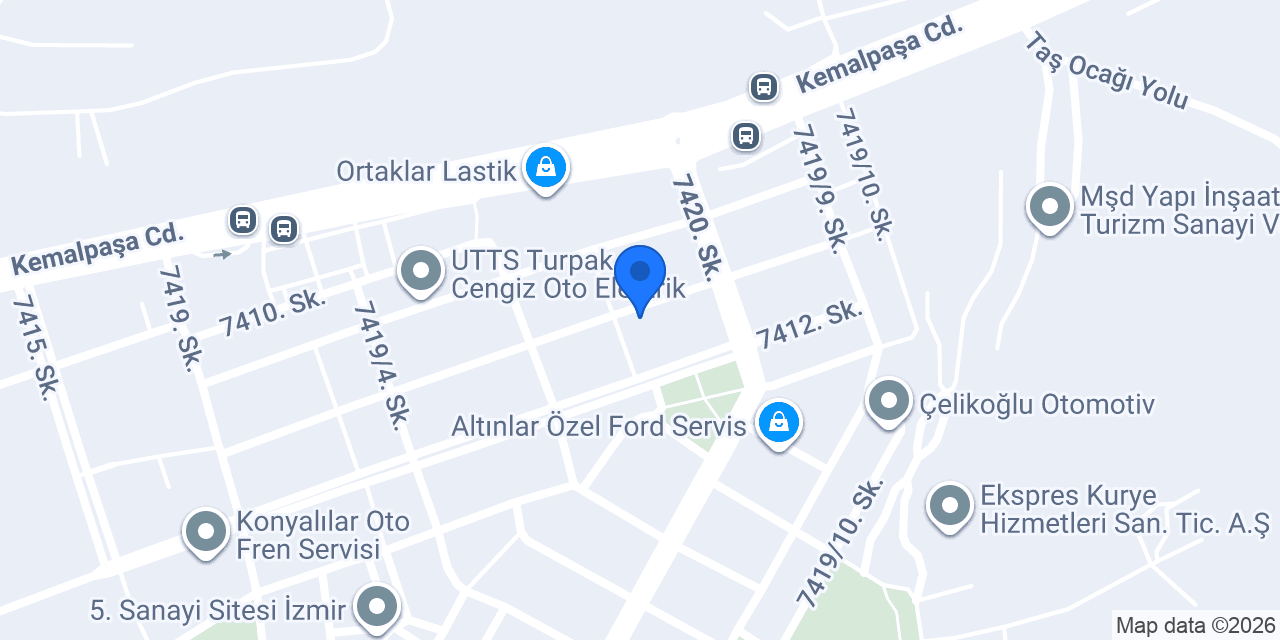 Yörükoğlu otomotiv konumu