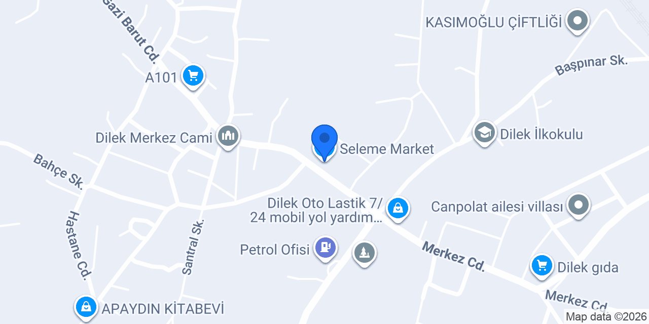 Seleme Market konumu