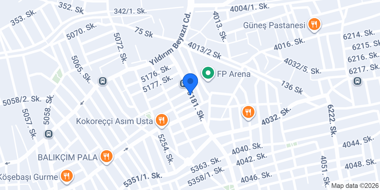 Demirtemel YAPI MARKET konumu