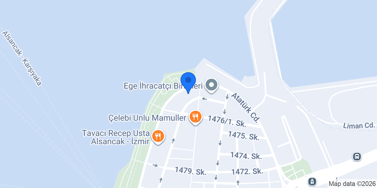 VakıfBank Liman Alsancak Şubesi konumu