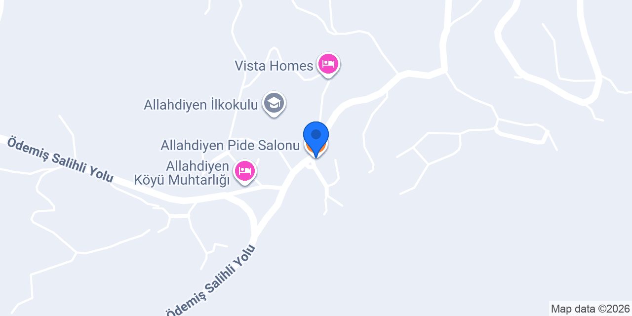 Allahdiyen Pide Salonu konumu