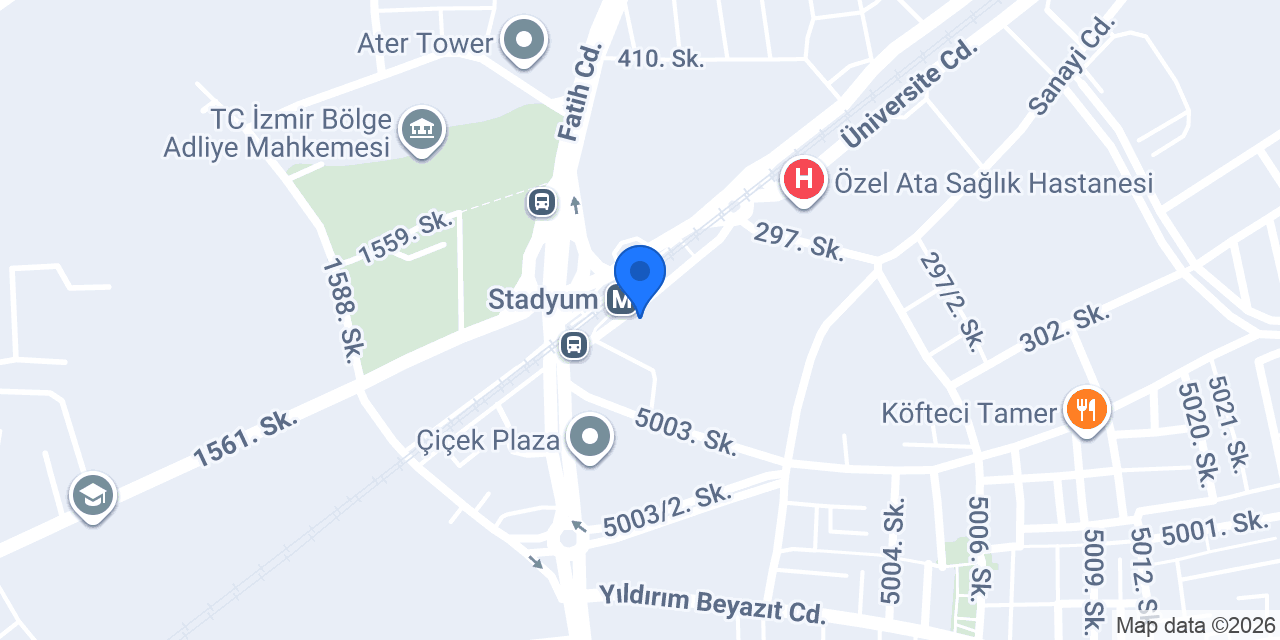 Domino's Pizza Çamdibi konumu