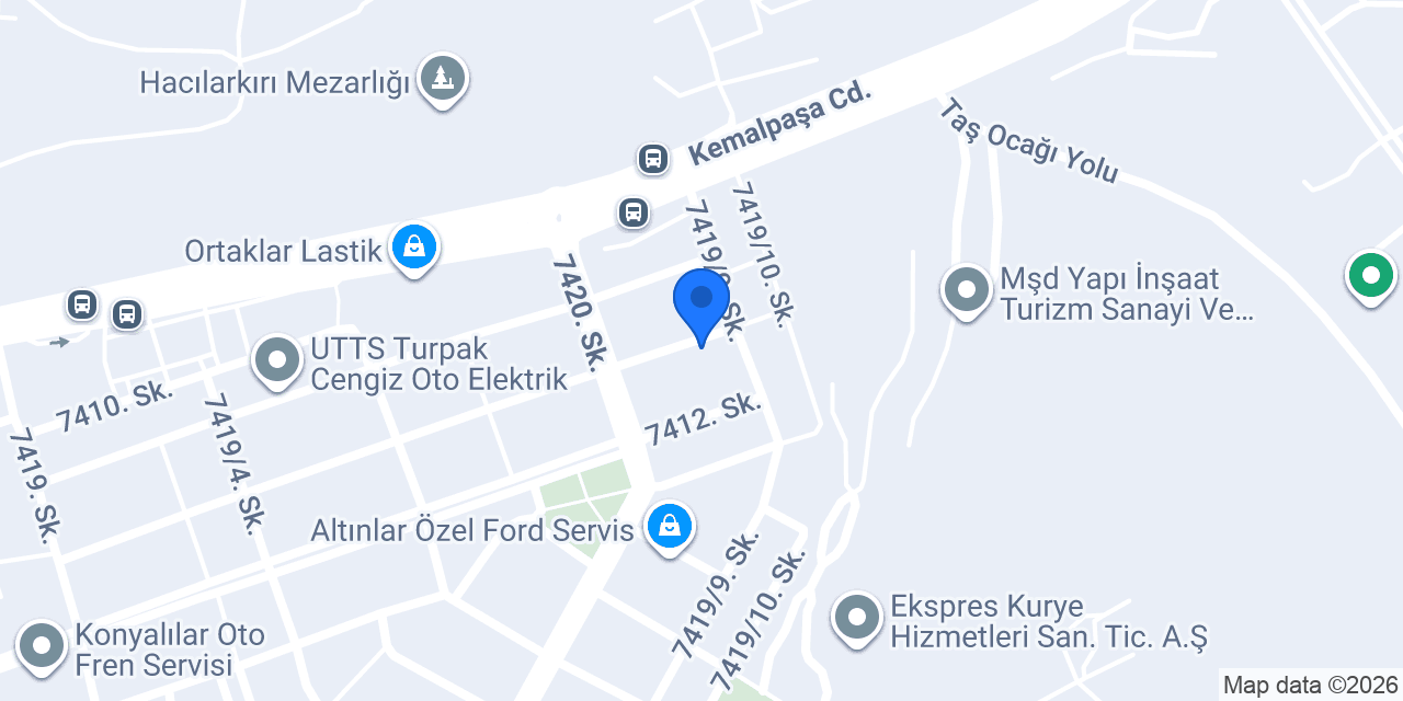 Isuzum Özel Servis konumu
