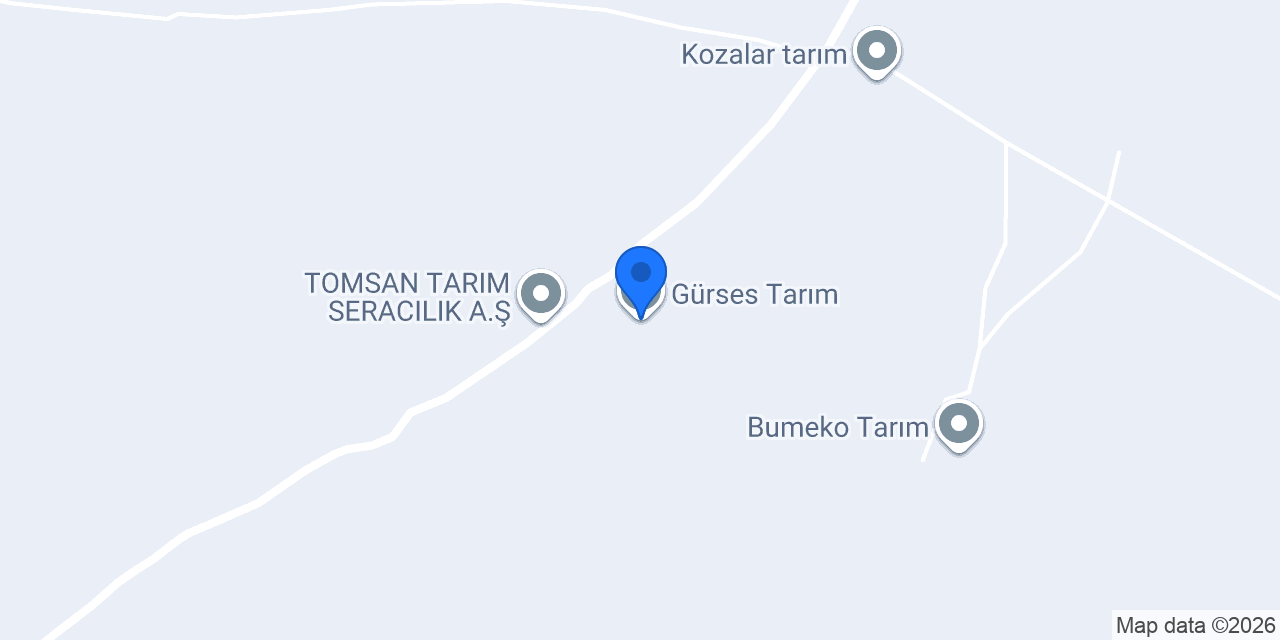 Gürses Tarım konumu