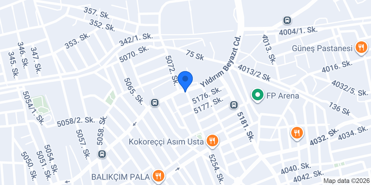Tak Tak Tattoo Studio konumu
