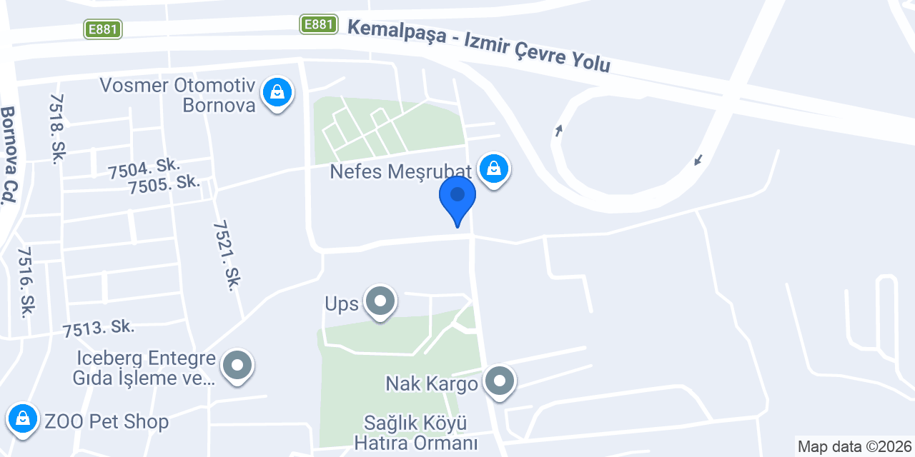 Atlıer Rulman konumu