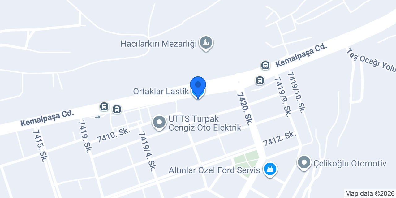 Ortaklar Lastik konumu