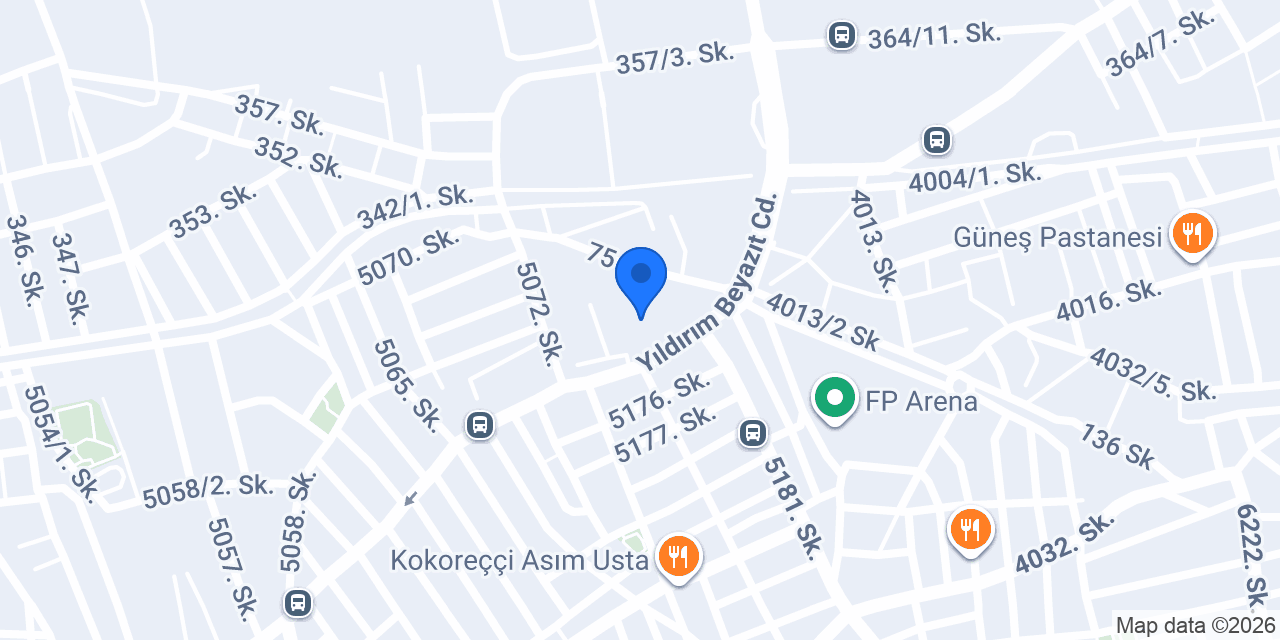 Pasaport Pizza Çamdibi konumu
