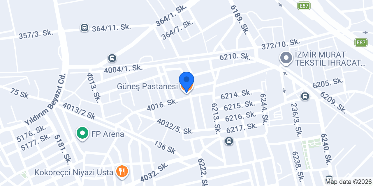 Güneş Pastanesi konumu