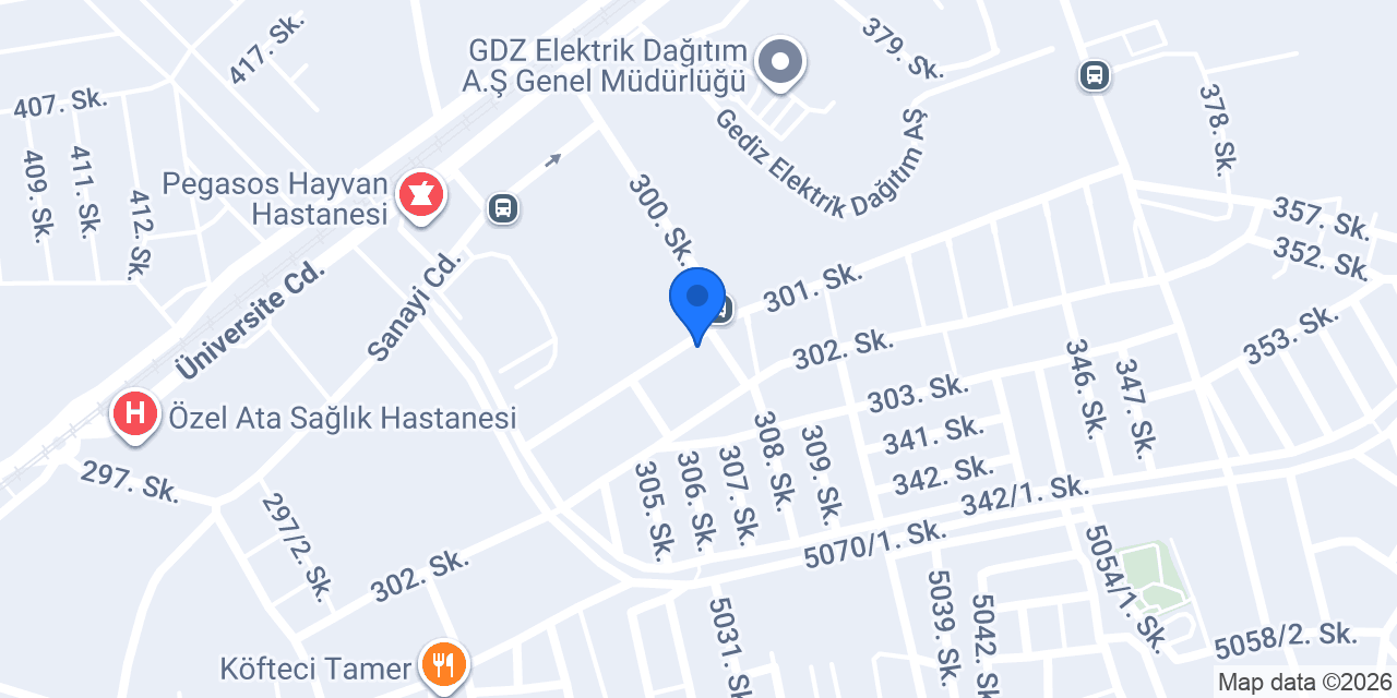 Yurtiçi Kargo Çamdibi konumu