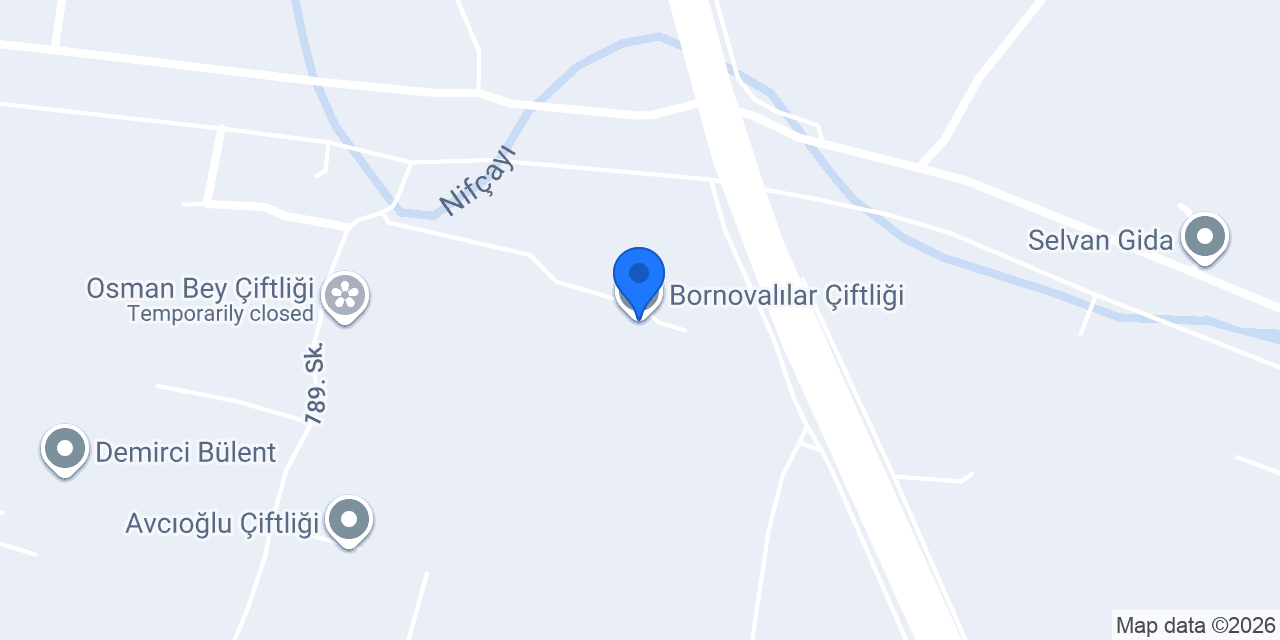 Bornovalılar Çiftliği konumu