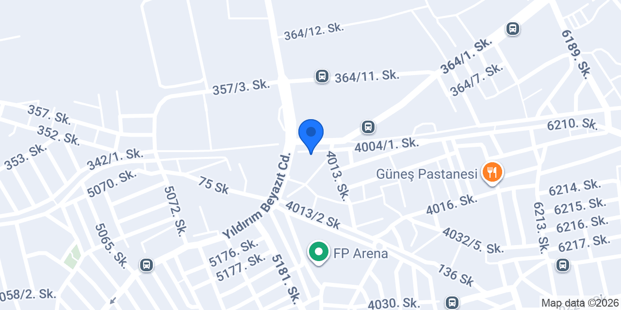 Pamuk Veteriner Kliniği konumu