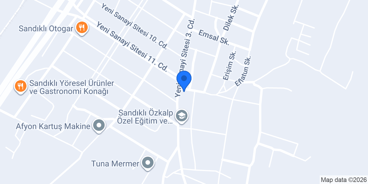 Sandıklı metro truzim konumu