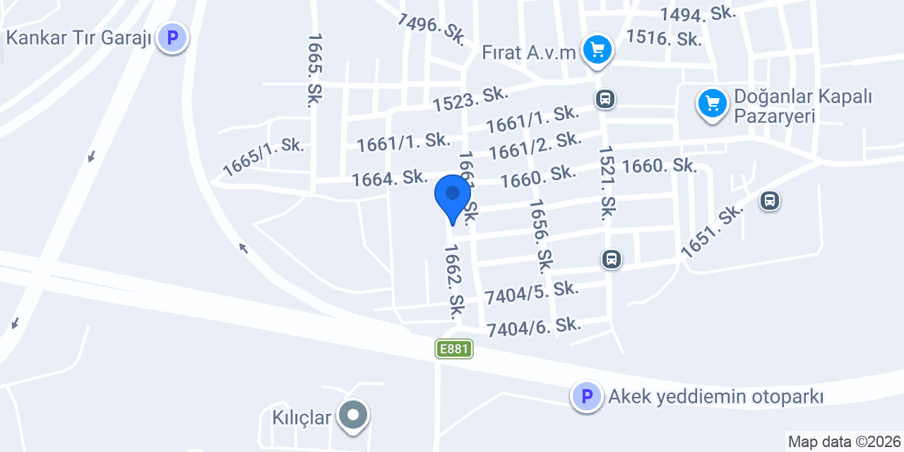 Marsias Tekstil konumu