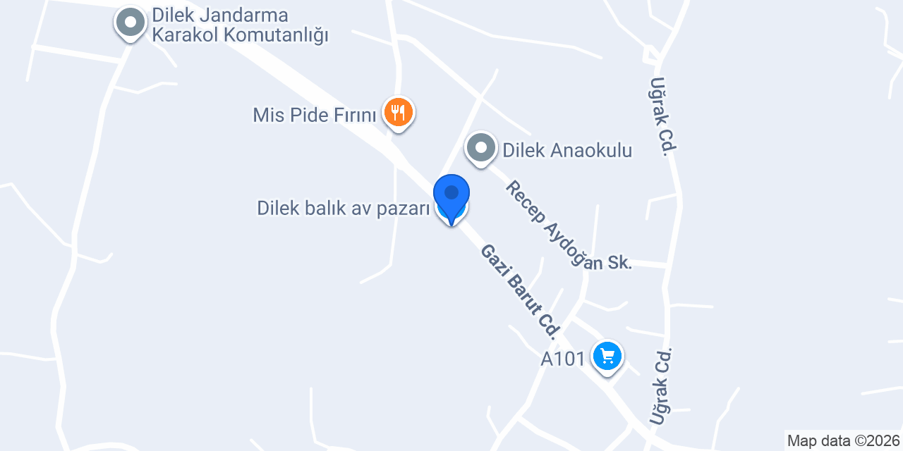 Dilek balık av pazarı konumu