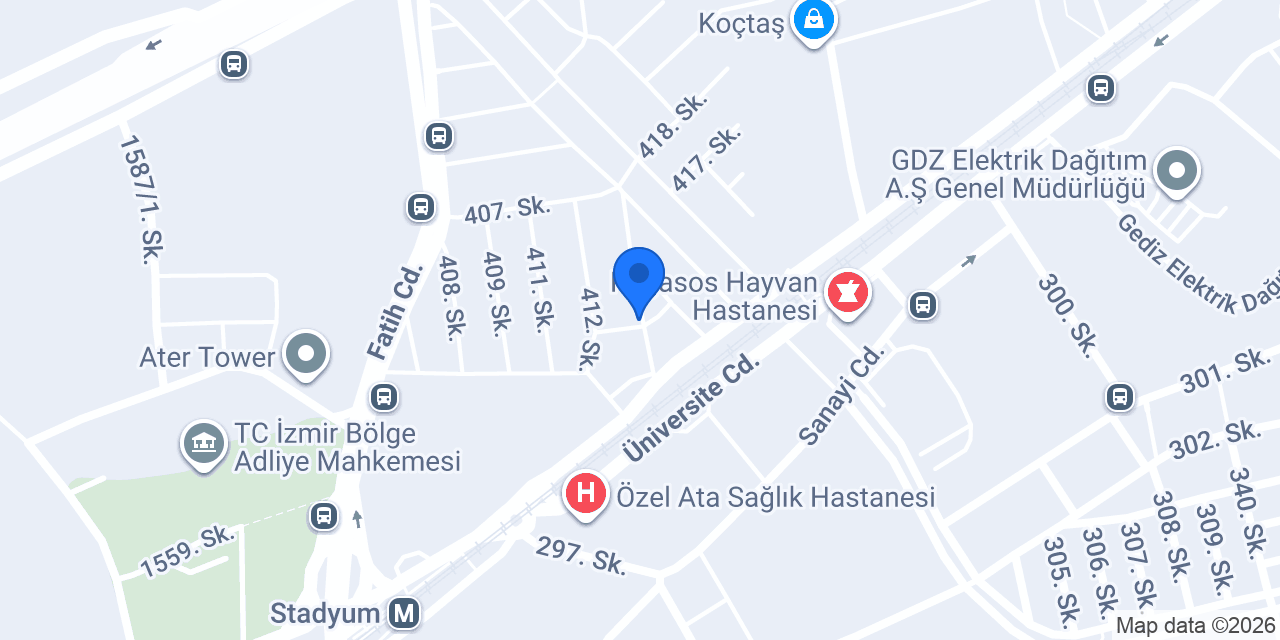 Subaş Otomotiv konumu