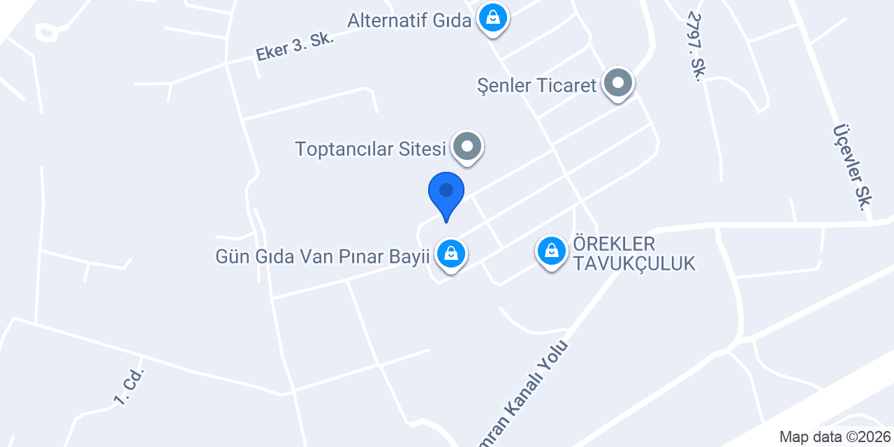 Öz Çiçek Ticaret Toptan Gıda & Pazarlama konumu