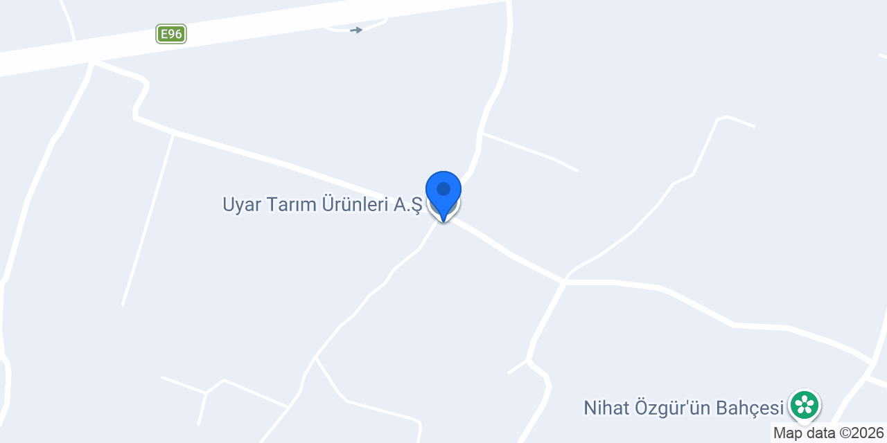 Uyar Tarım Ürünleri A.Ş. konumu