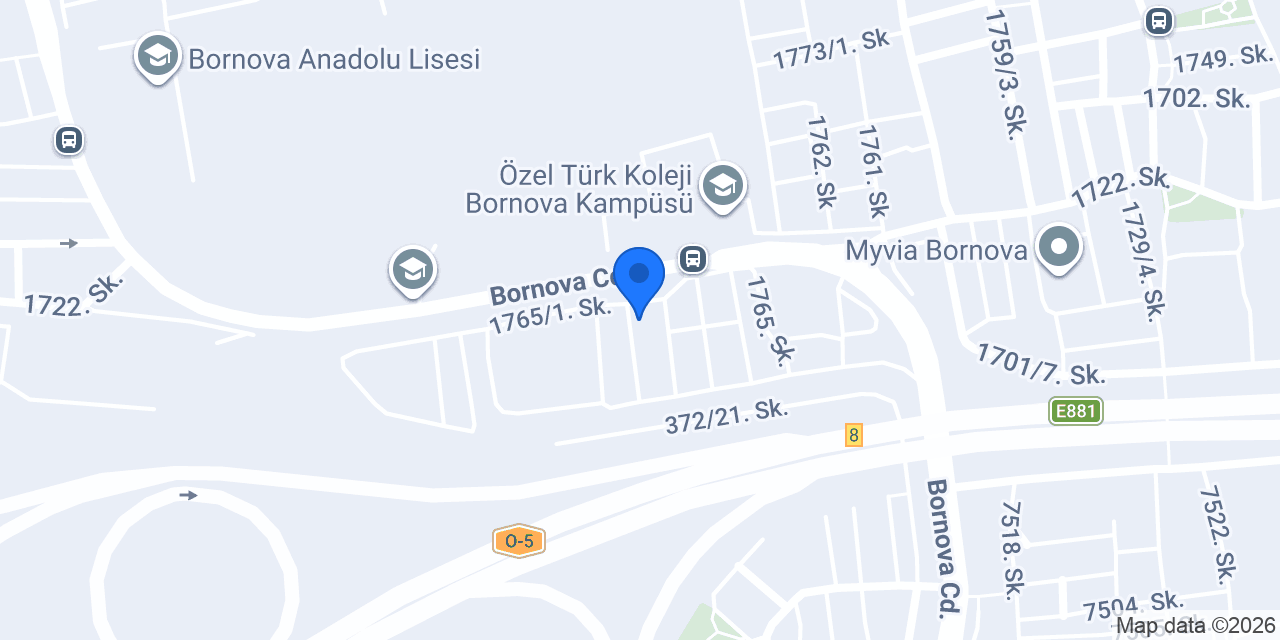 Boyraz Oto Lastik Bornova konumu