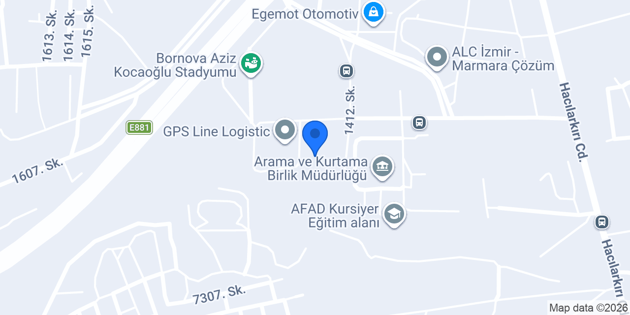 Mutlu Cam Sanayi A.Ş. konumu