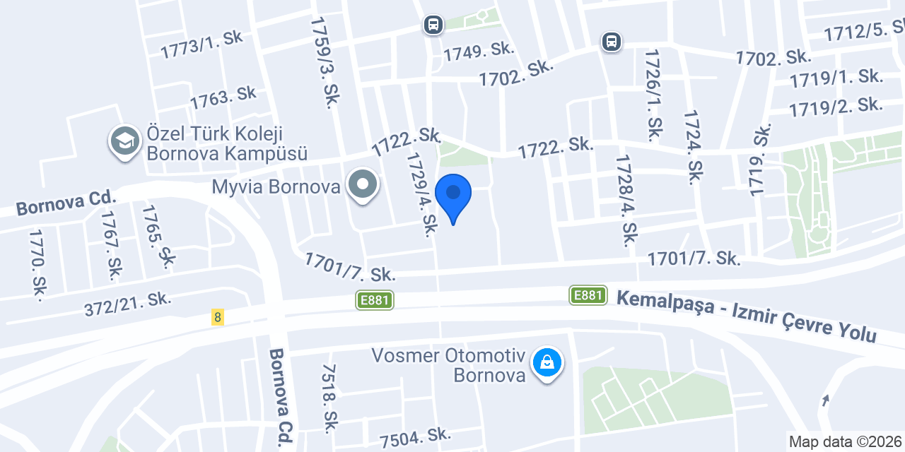 Bornova Green konumu