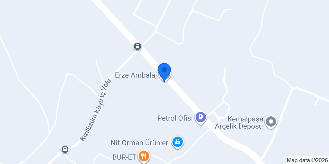 Erze Ambalaj konumu