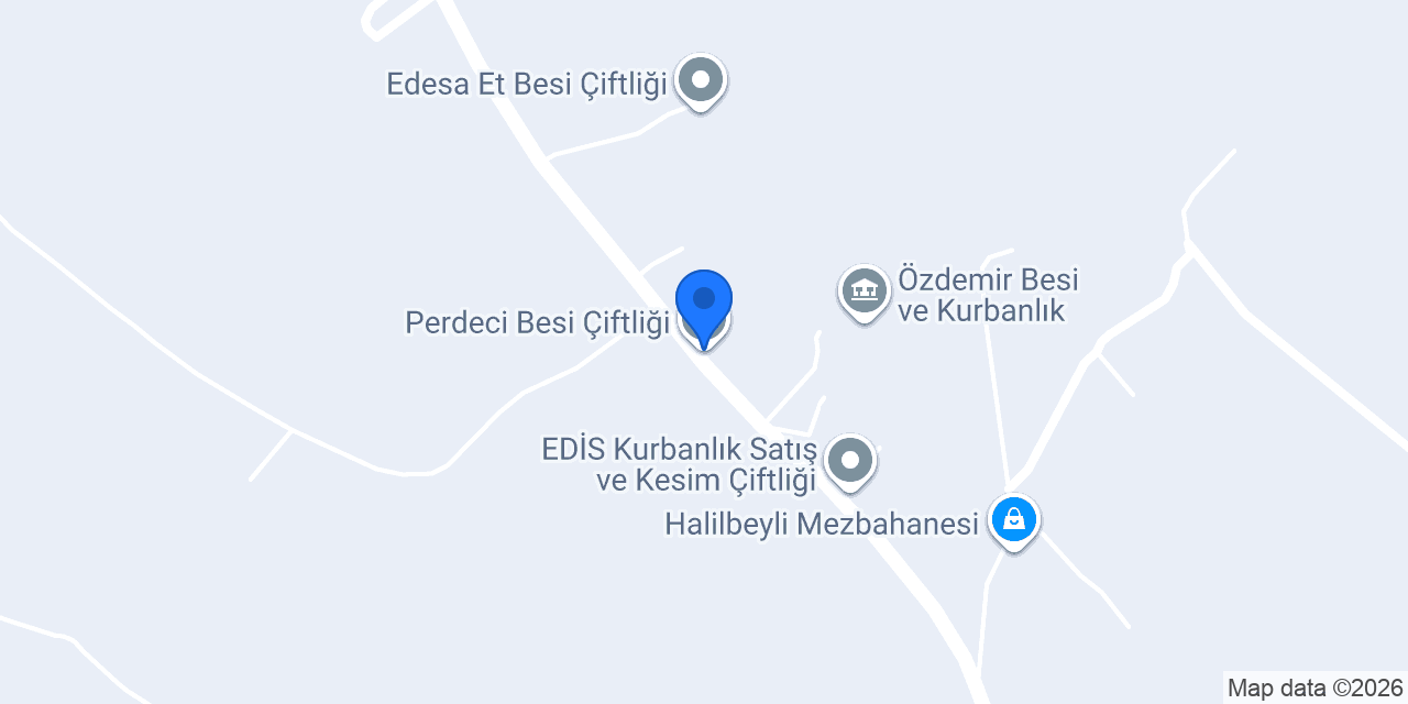 Perdeci Besi Çiftliği konumu