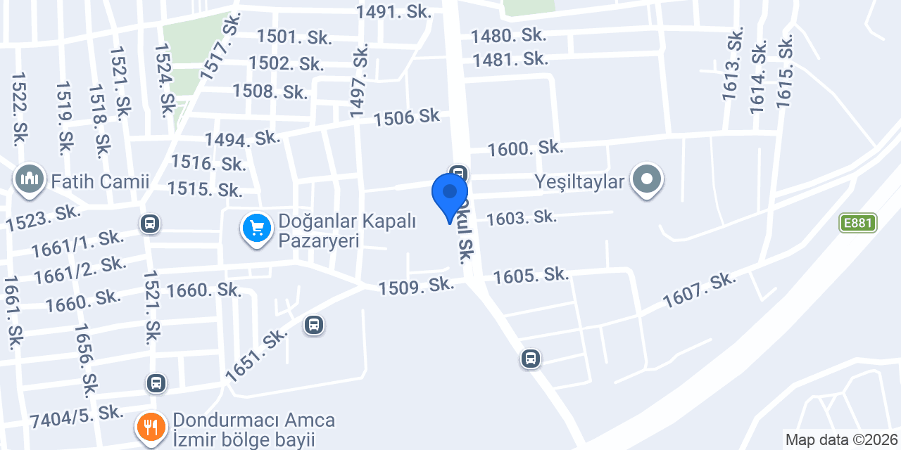 Kordon Ecza Deposu konumu