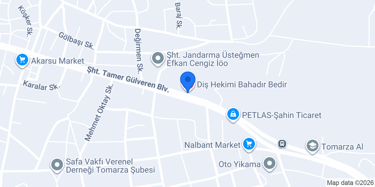 Diş Hekimi Bahadır Bedir konumu