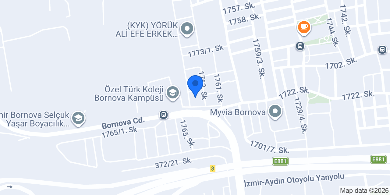 Yurtiçi Kargo Ege Kampüs konumu