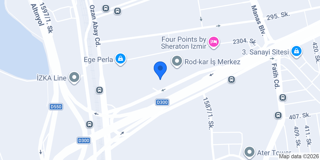 Avis - İzmir Bayraklı konumu