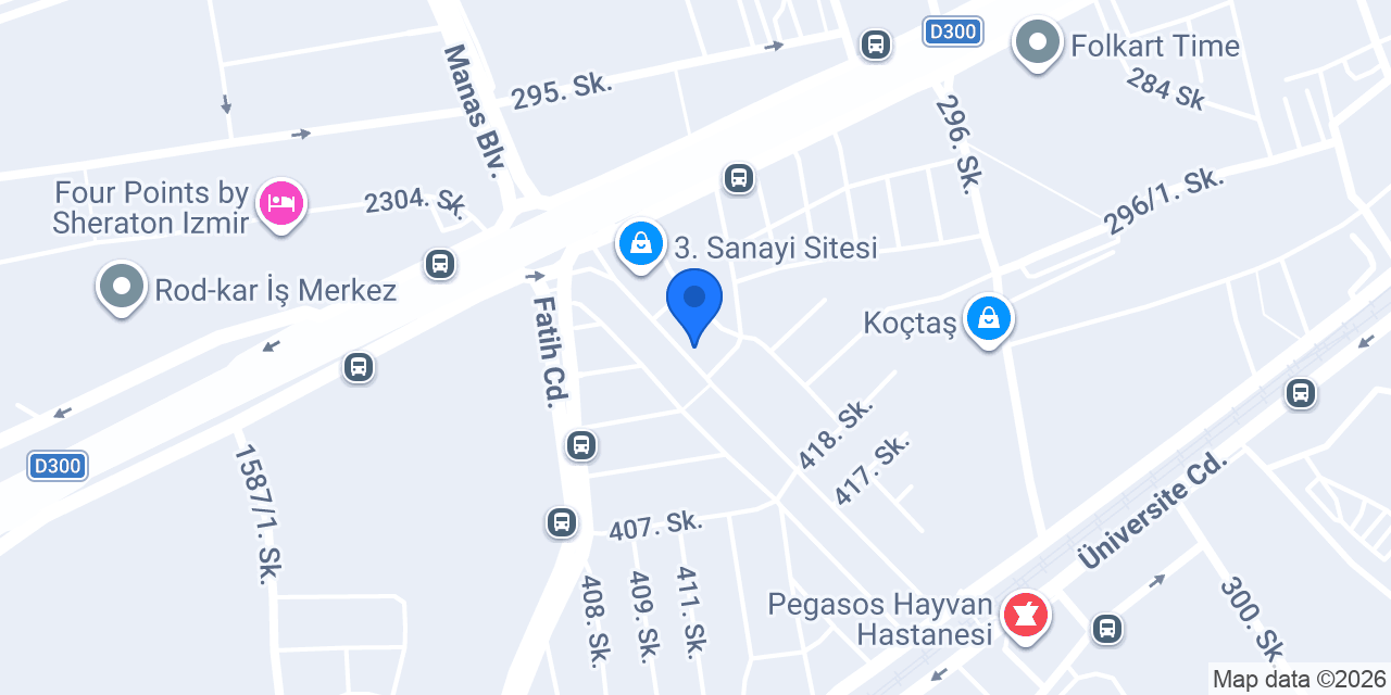 Michelin - Karaca Lastik konumu