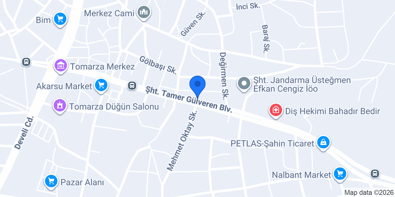 Gürbüzler Mobilya konumu