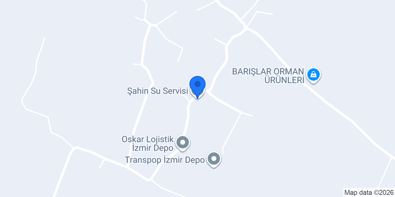 Şahin Su Servisi konumu
