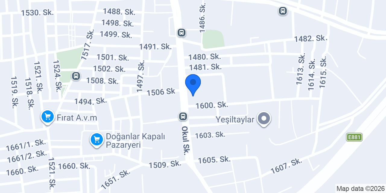 Şenyüceler konumu