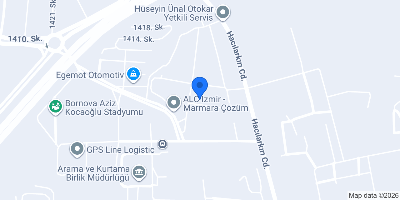 Cargox Bornova Şubesi konumu