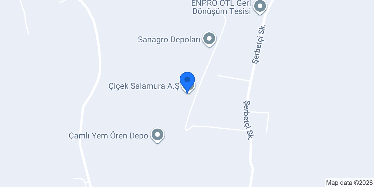 Çiçek Salamura A.Ş. konumu