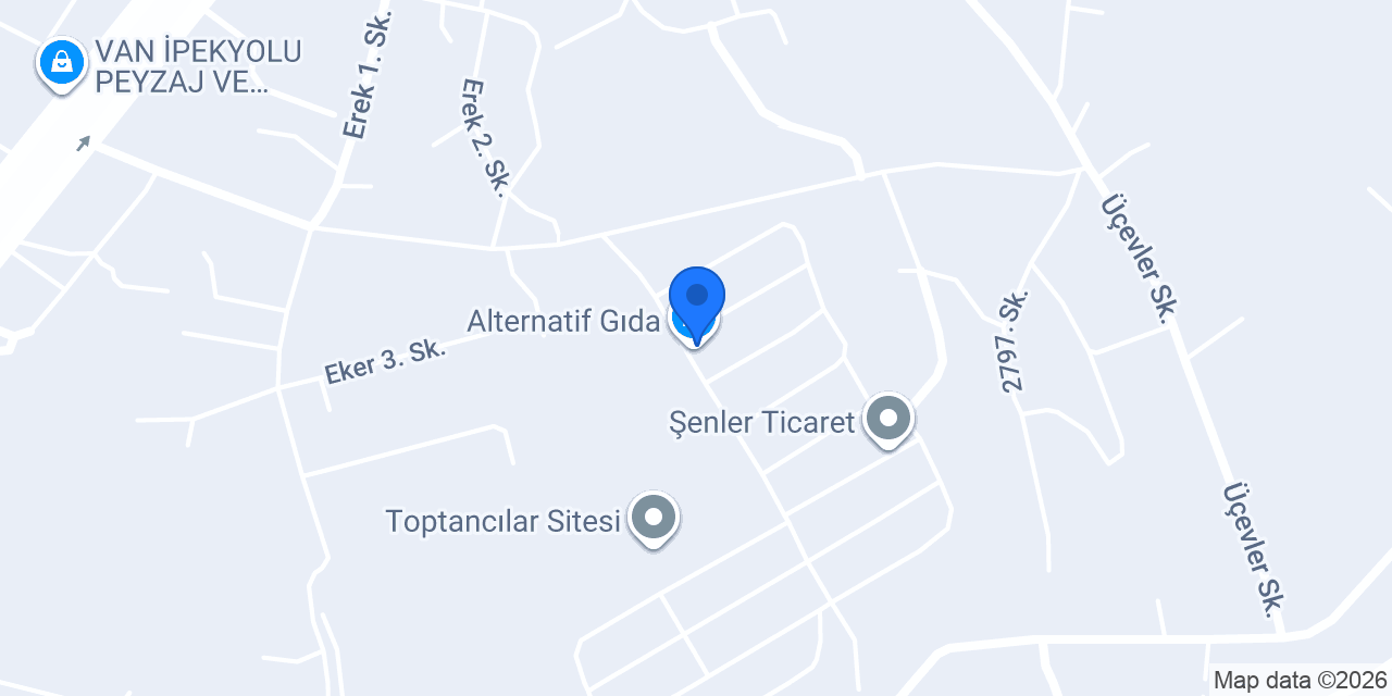 Alternatif Gıda konumu