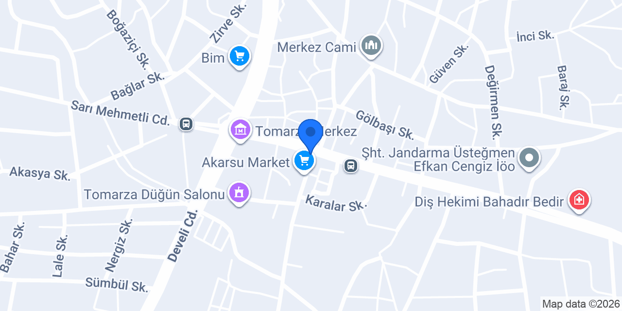TOMARZA SÜRÜCÜ KURSU konumu