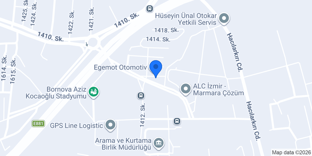 AKIN KALİTE GRUP A.Ş. İZMİR ŞUBESİ konumu