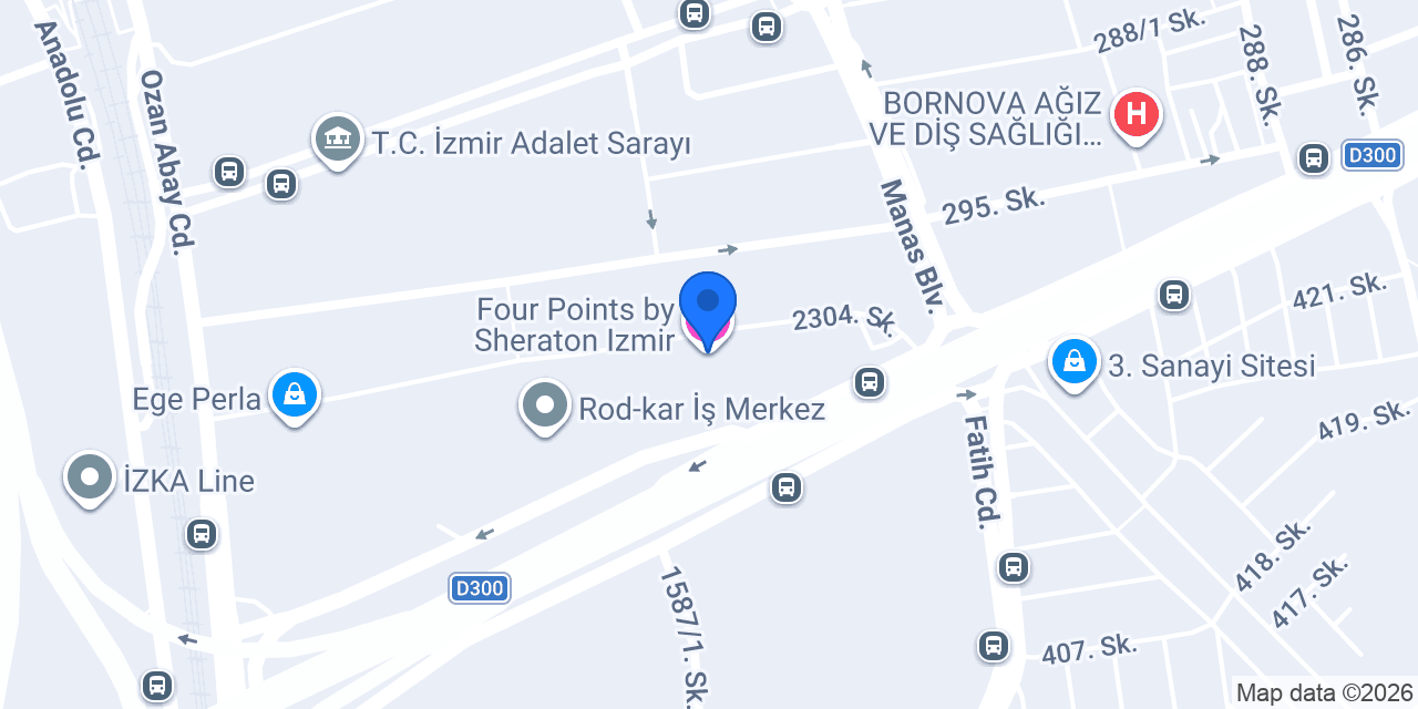 Four Points by Sheraton Izmir konumu