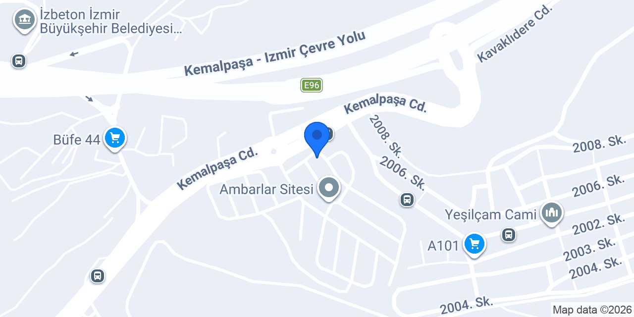 Yeni İzmir Taşımacılık konumu