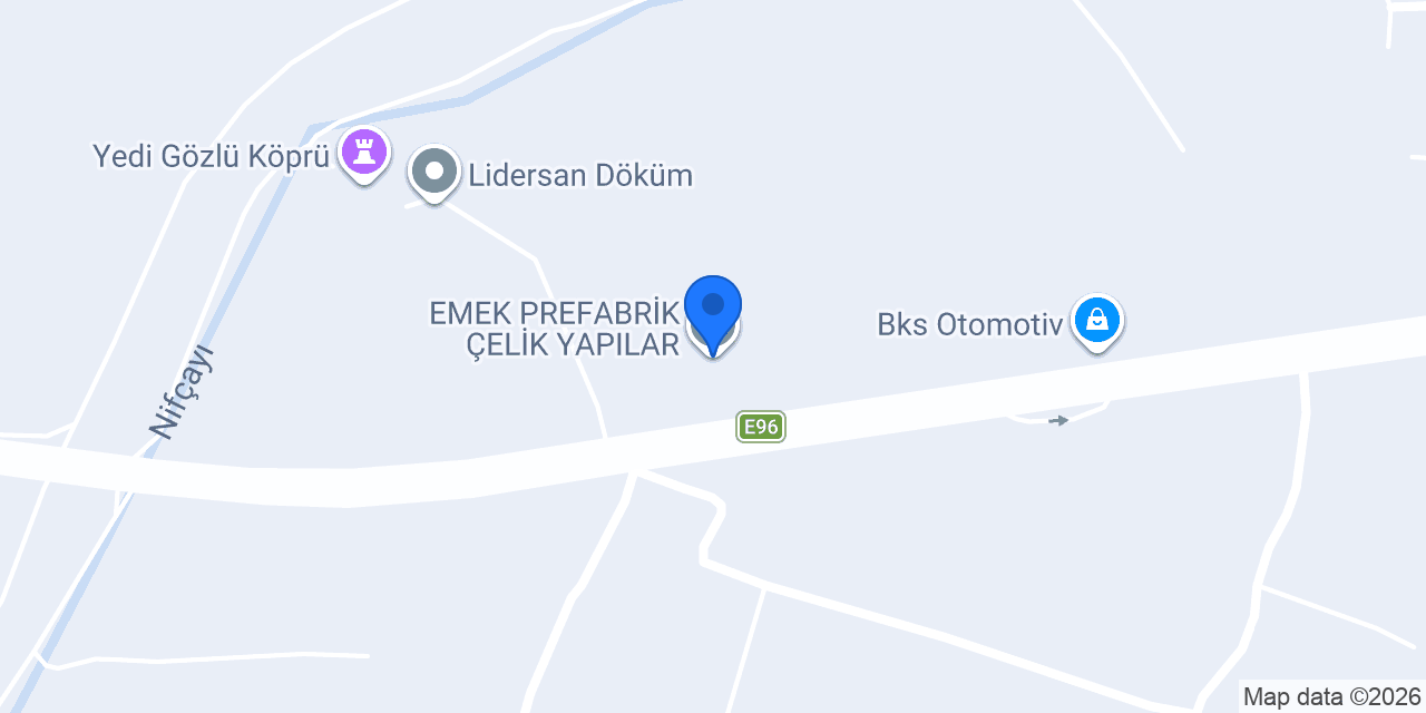 EMEK PREFABRİK ÇELİK YAPILAR konumu