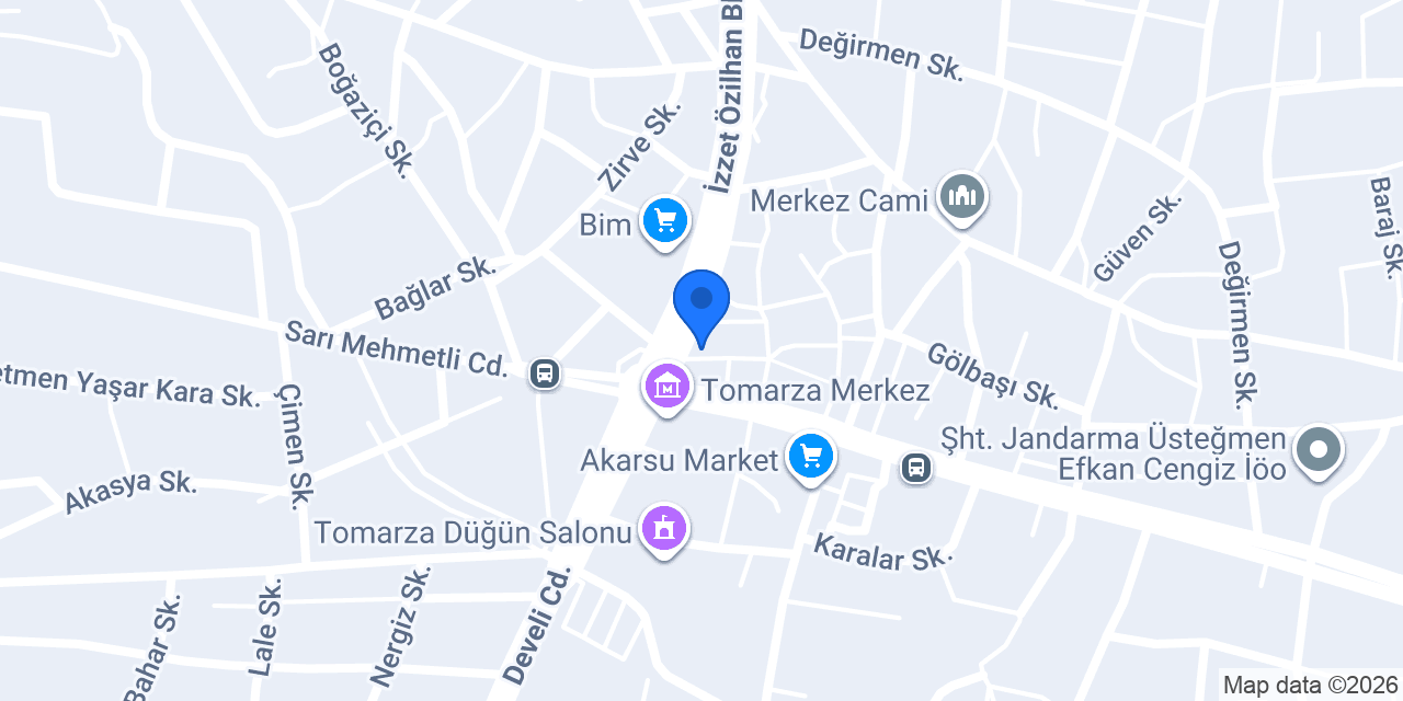 Ptt-tomarza Şubesi konumu
