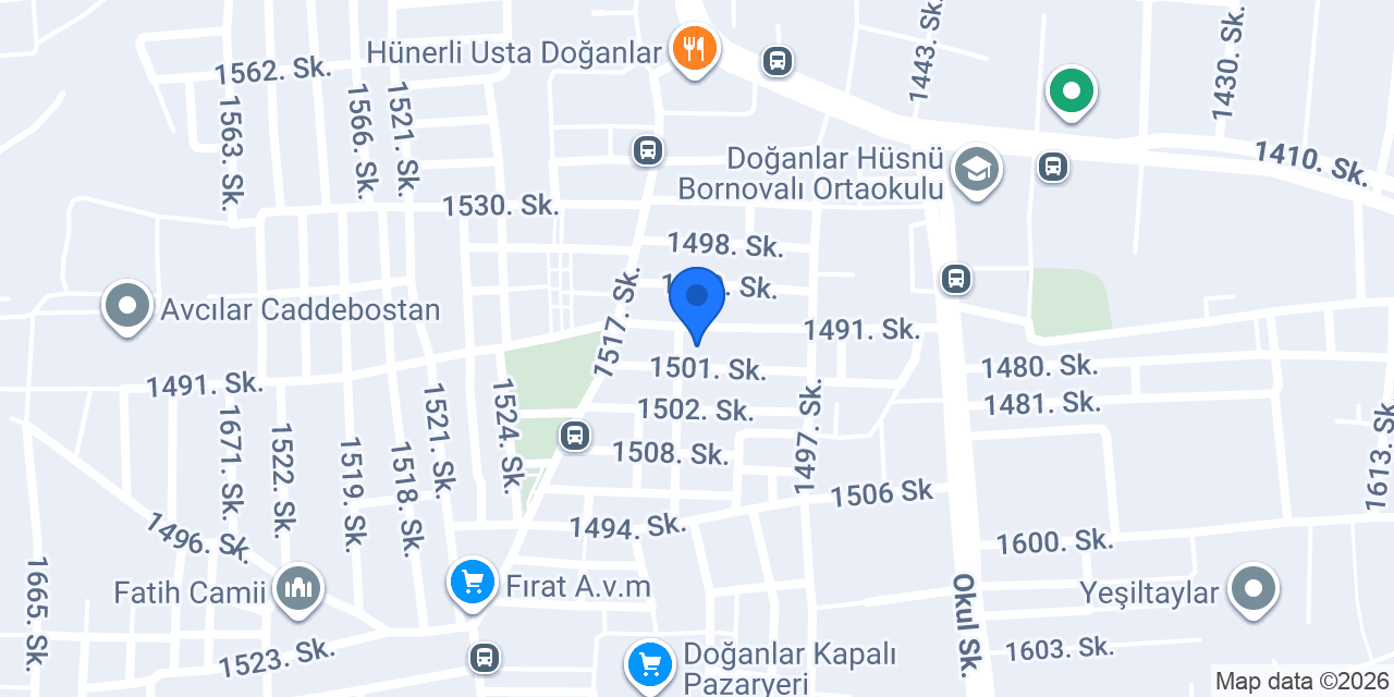 Çetinler Avm konumu